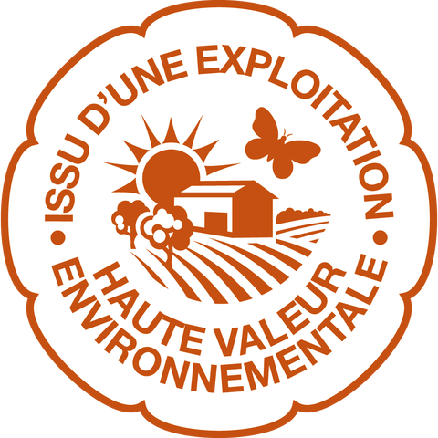 Label HVE : issu d'une exploitation Haute Valeur Environnementale